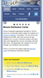 Mobile Screenshot of miraclecenter.org